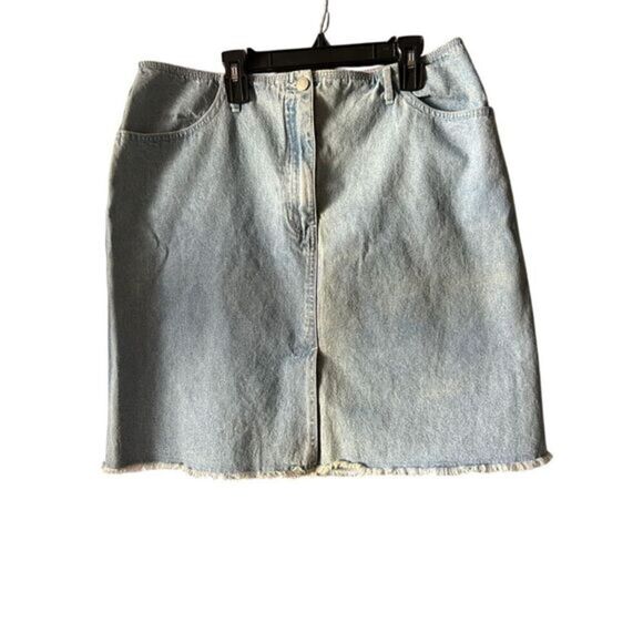 Tower Hill denim knee‎ length skirt, size 14. - Picture 1 of 8